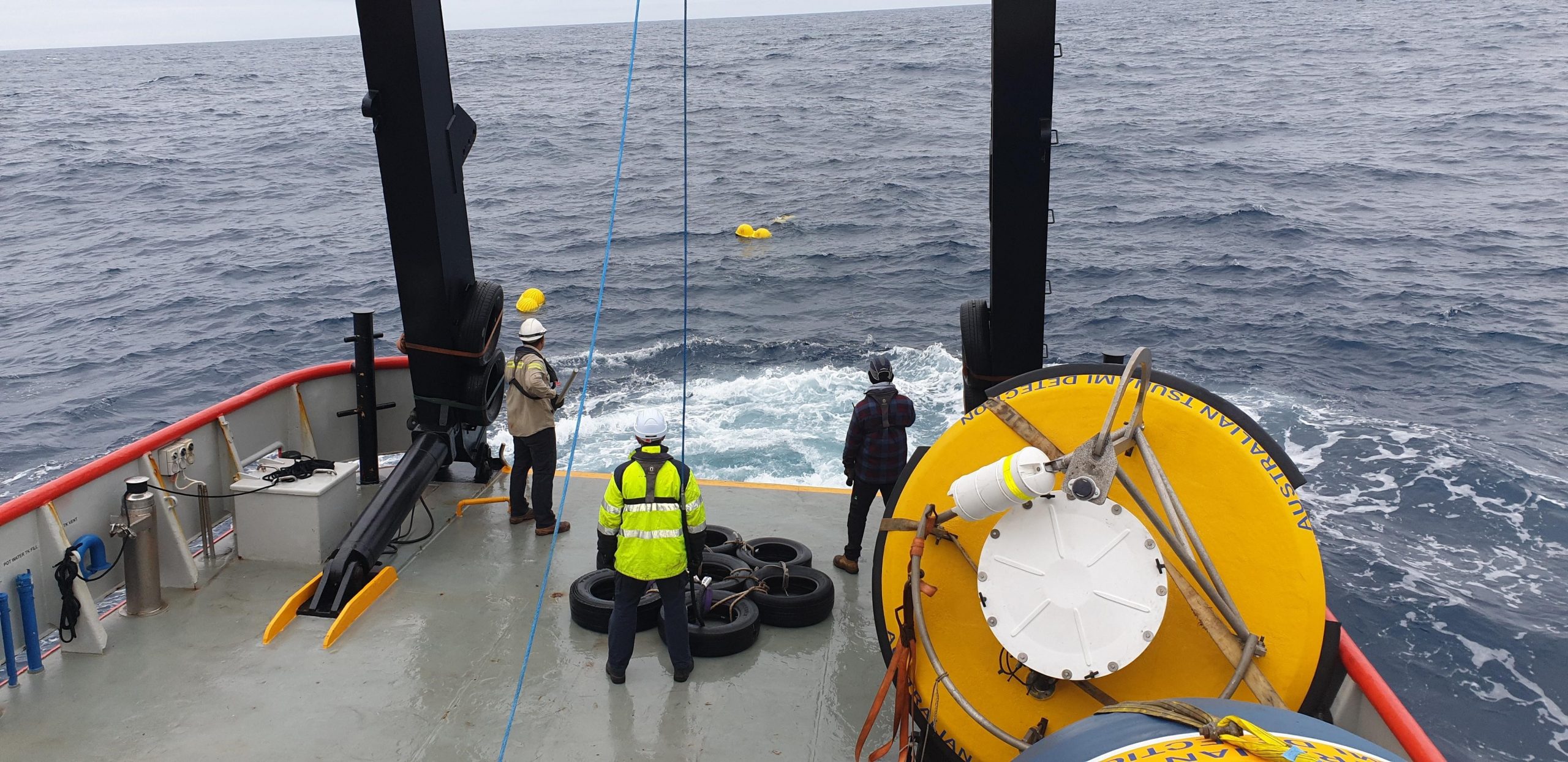 Tsunami Buoy Maintenance In The Tasman Sea East Coast Maritime   Tasman Sea Scaled 1 